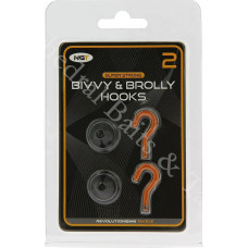 NGT Magnetic Bivvy Hooks 2 per pack